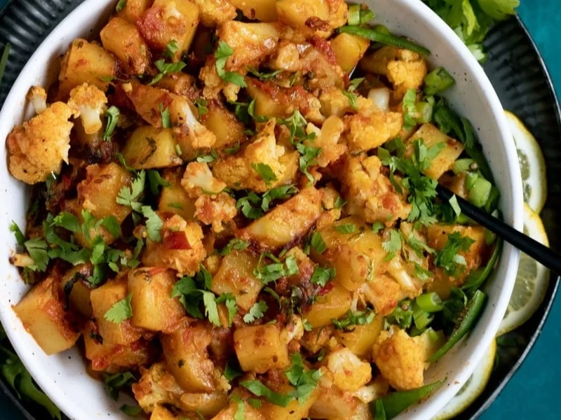 Aloo Gobi at Green Chili Delight in Calgary