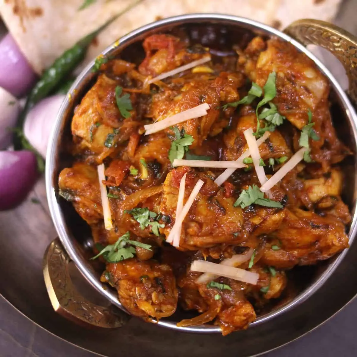 Chicken Karahi at Green Chili Delight in Calgary