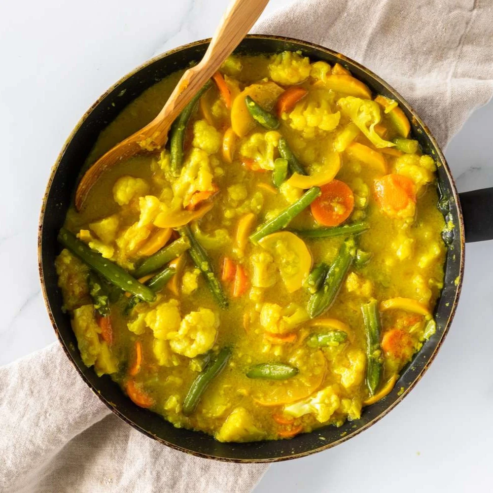 Coconut Veg Curry at Green Chili Delight in Calgary